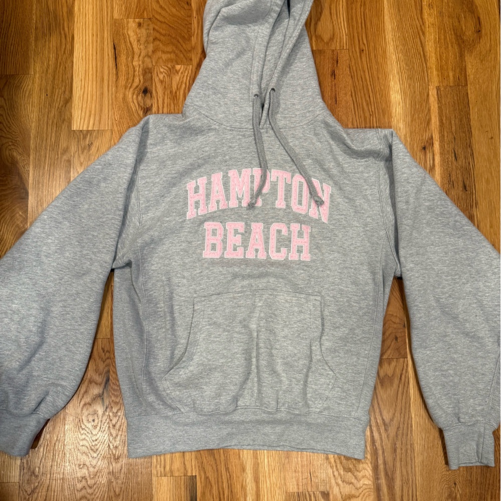 Gray Kids Sweatpants with Pink Print